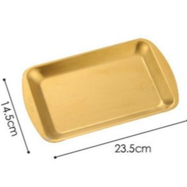 Gold Plated Stainless Steel Tray