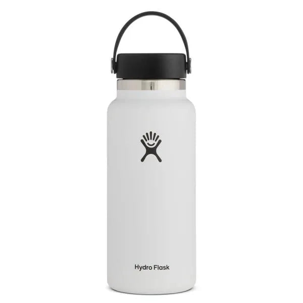 Hydro Flask 32oz Wide Mouth Bottle White