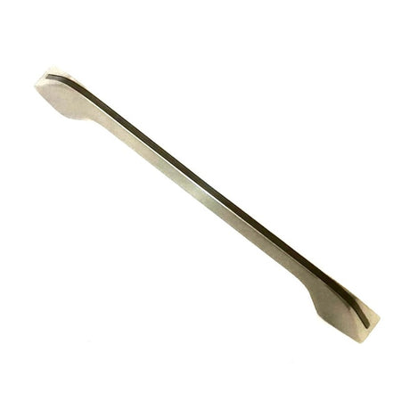 Furniture Handle 160MM Satin Nickel With Black Insert