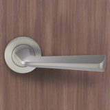 Handle on Round Rose w/ Round Key Escutcheons MSN