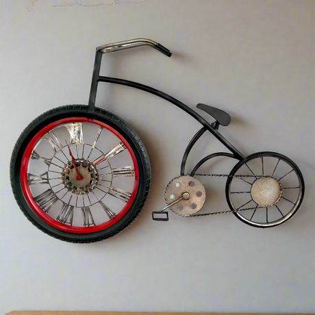 Wall Clock Bicycle