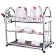 Plate Rack Stainless Steel Three Layer