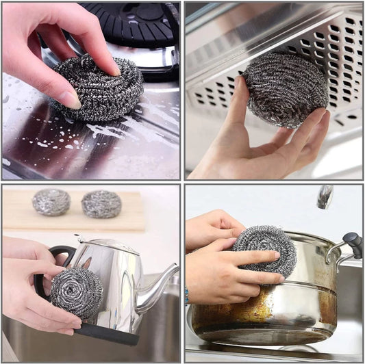 Stainless Steel Scourer Pack of 3