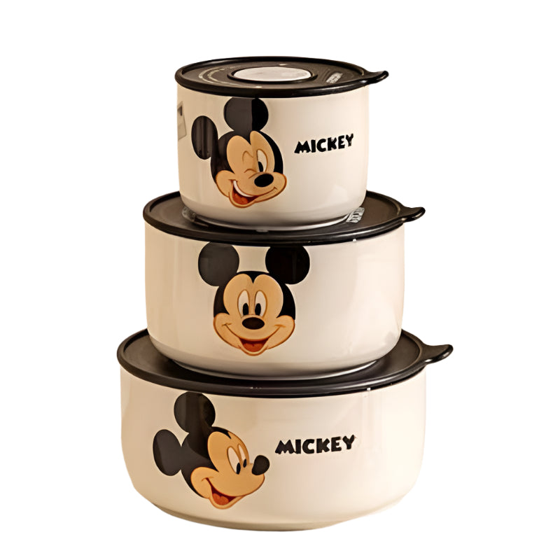 Disney Mickey Mouse Airtight Bowl (Set of 3)