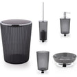 Prima Nova Nely 5pc Bathroom Set Grey