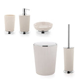 Prima Nova Nely 5pc Bathroom Set Beige