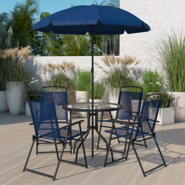 Garden Furniture Set with Umbrella