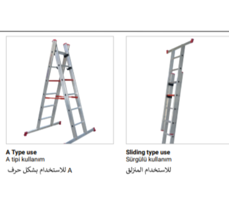 Aluminum Practical Scaffolding & Ladder 2,5Mt