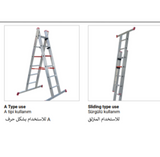 Aluminum Practical Scaffolding & Ladder 2,5Mt