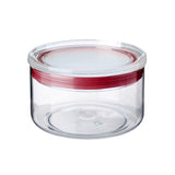 Kitchen Jar 0.5L Transparent Red