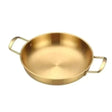 Stainless Steel Gold Plated Pan 24cm