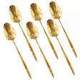 Table Spoon Set of 6pcs Gold