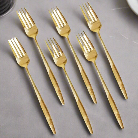 Table Fork Set of 6pcs Gold