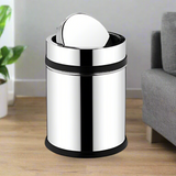 Inox Dustbin 8 Lt Swing Top Lid