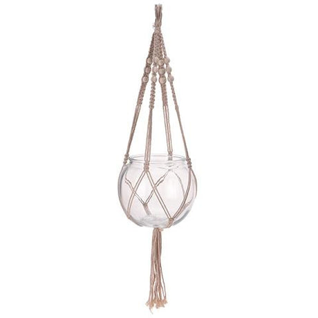 Macrame With Glass