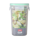 Food Container 1L Clip Safe Transparent Green