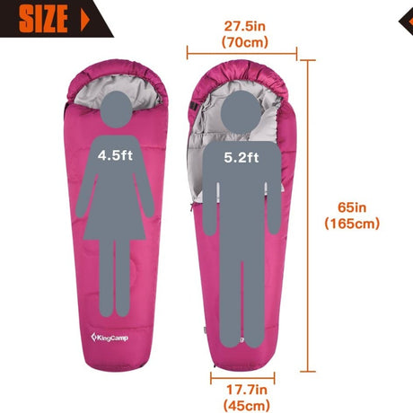 Soft Sleeping bag Mummy Shape