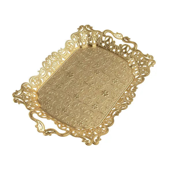 Gold Serving Tray Motif