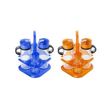 4 Pcs Square Cruet Set