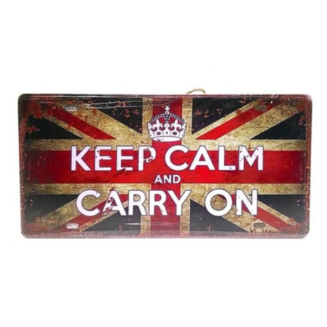 Keep Calm Hanging Wooden Frame