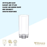 Long Drinking Glasses Set of 6 390 ML