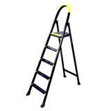 Metal Ladder 5 Steps Black