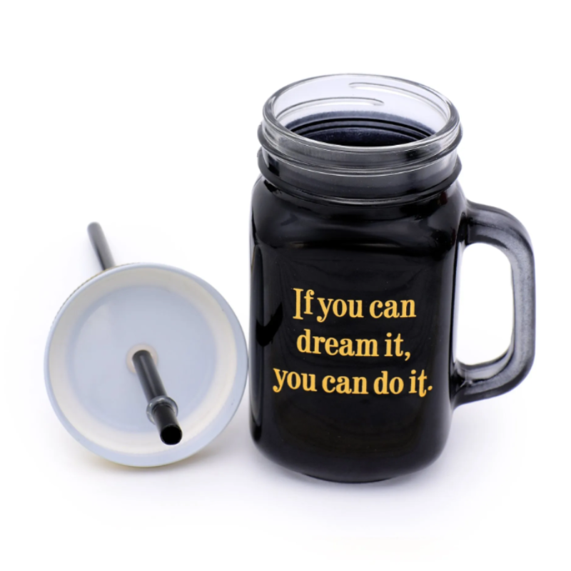 Mason Jar Black (Set of 6)