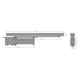 EuroArt Concealed Cam Action Door Closer EN 2-6