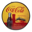 Coca Cola Hanging Wooden Frame Round