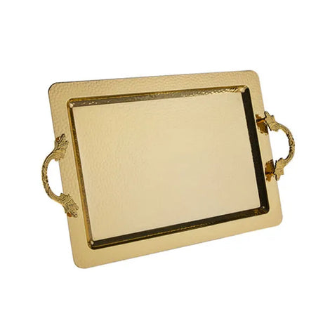 Rectangular Serving Tray Gold Damla