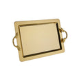 Rectangular Serving Tray Gold Damla