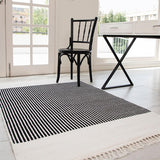 Zebra Rug 5 ft by 7 ft