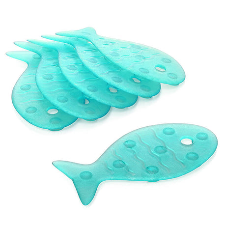 Anti-slip Bathtube Stickers Fish Turquoise