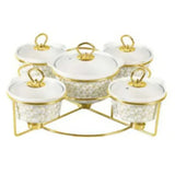 Casserole Division Dish 5pcs With Lid