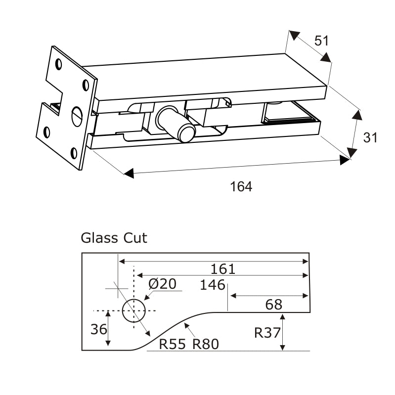 Euro Art Wall Mounted Transom Path