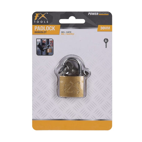 Metal Padlock 50mm With 3 Keys