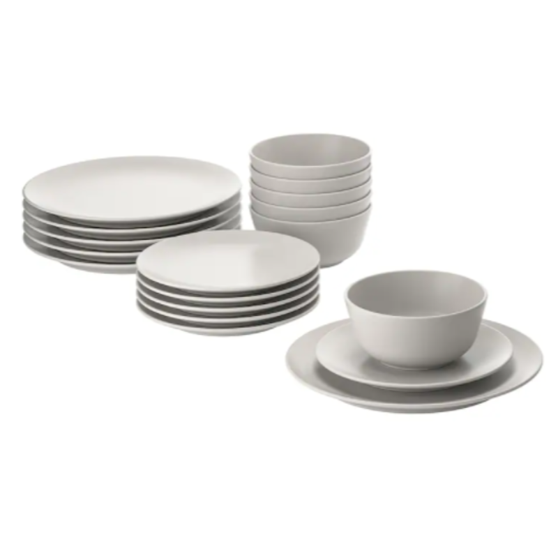 Ikea Porcelain Dinner Set (18 Piece Set)