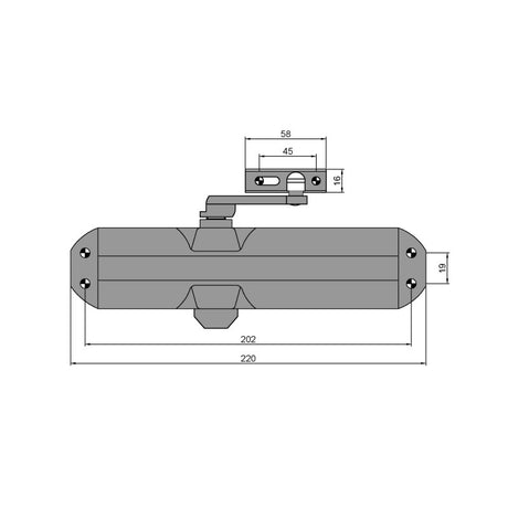 Overhead Door Closer EN2-4