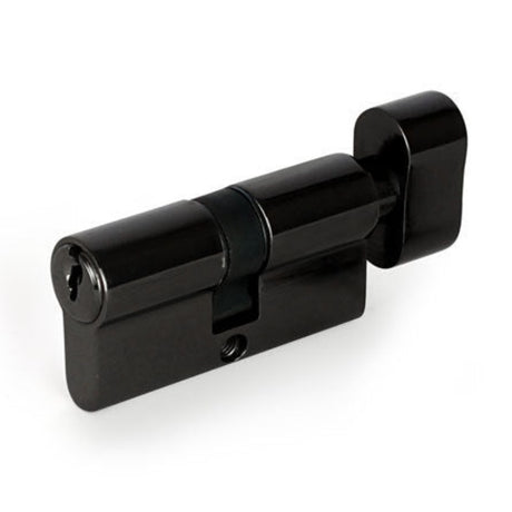 Euro Art Key & Turn Cylinder Black