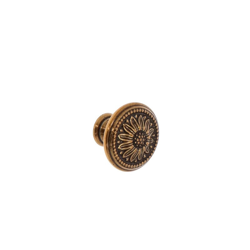 Drop Down Furniture Knob Antique Brass