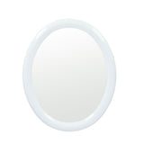 Tatay Oval Mirror, White, 50 x 2.5 x 60 cm