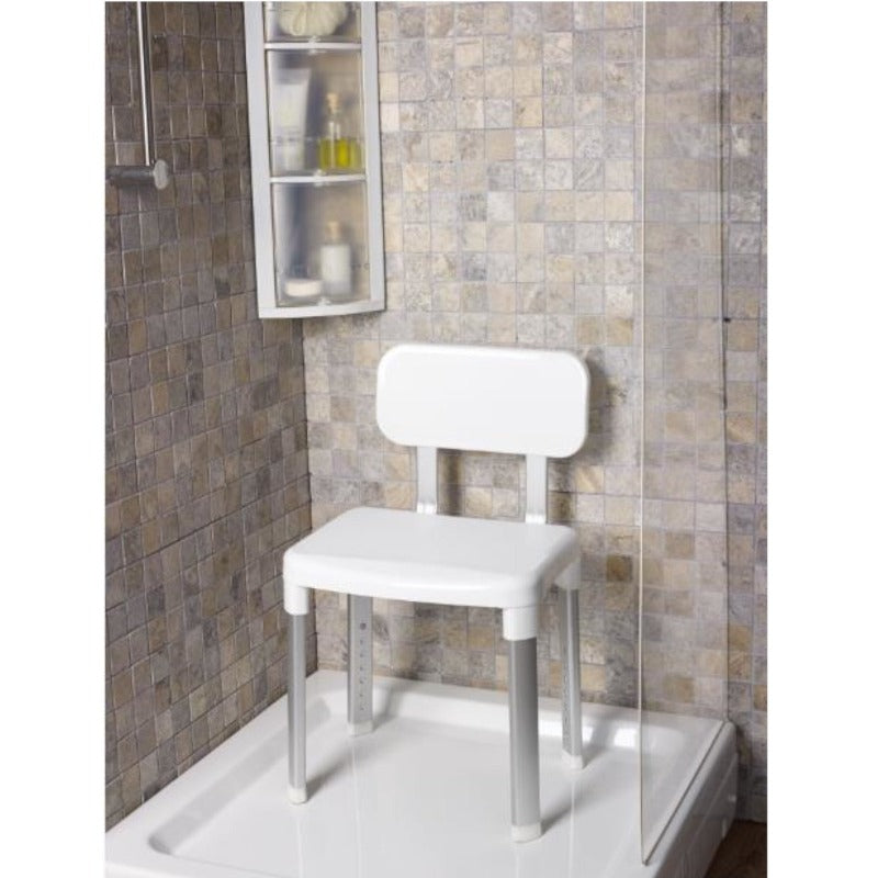 Bathroom Chair with Back Support