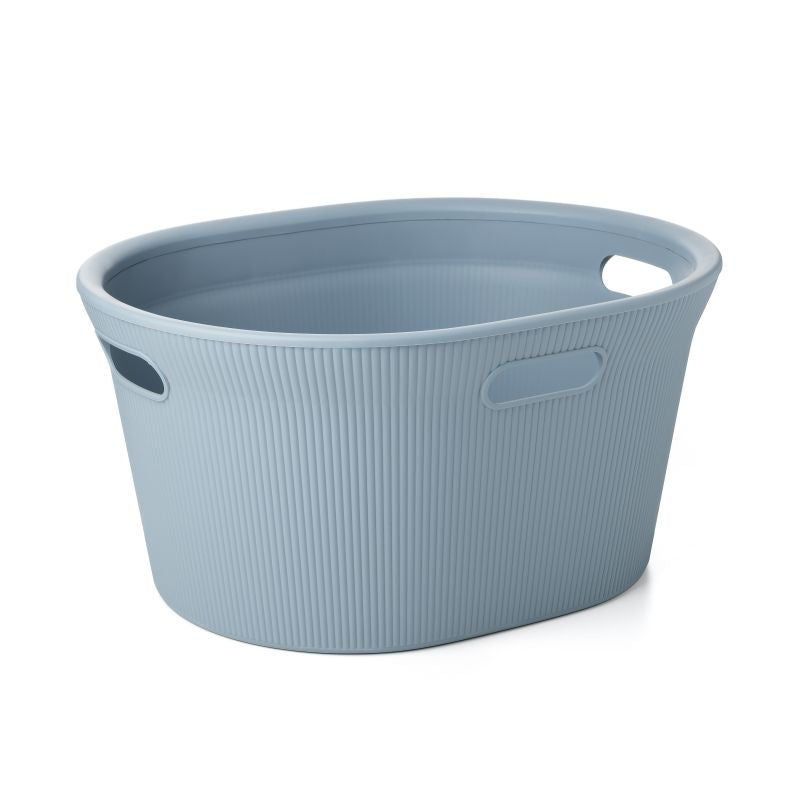 Laundry Basket Baobab Blue Mist