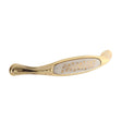 Porcelain Furniture Handle Gold Plated 196mm