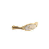 Porcelain Furniture Handle Gold Plated 96mm