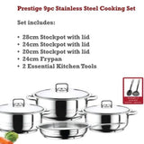 Stainless Steel Stockpots 9 Piece Set