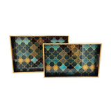 Rectangular Serving Tray Culture (Set of 2)