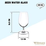 Crystalline Glass set of 6 420 ML