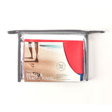 Beach & Travel Towel Hampton Stripe Blue Red