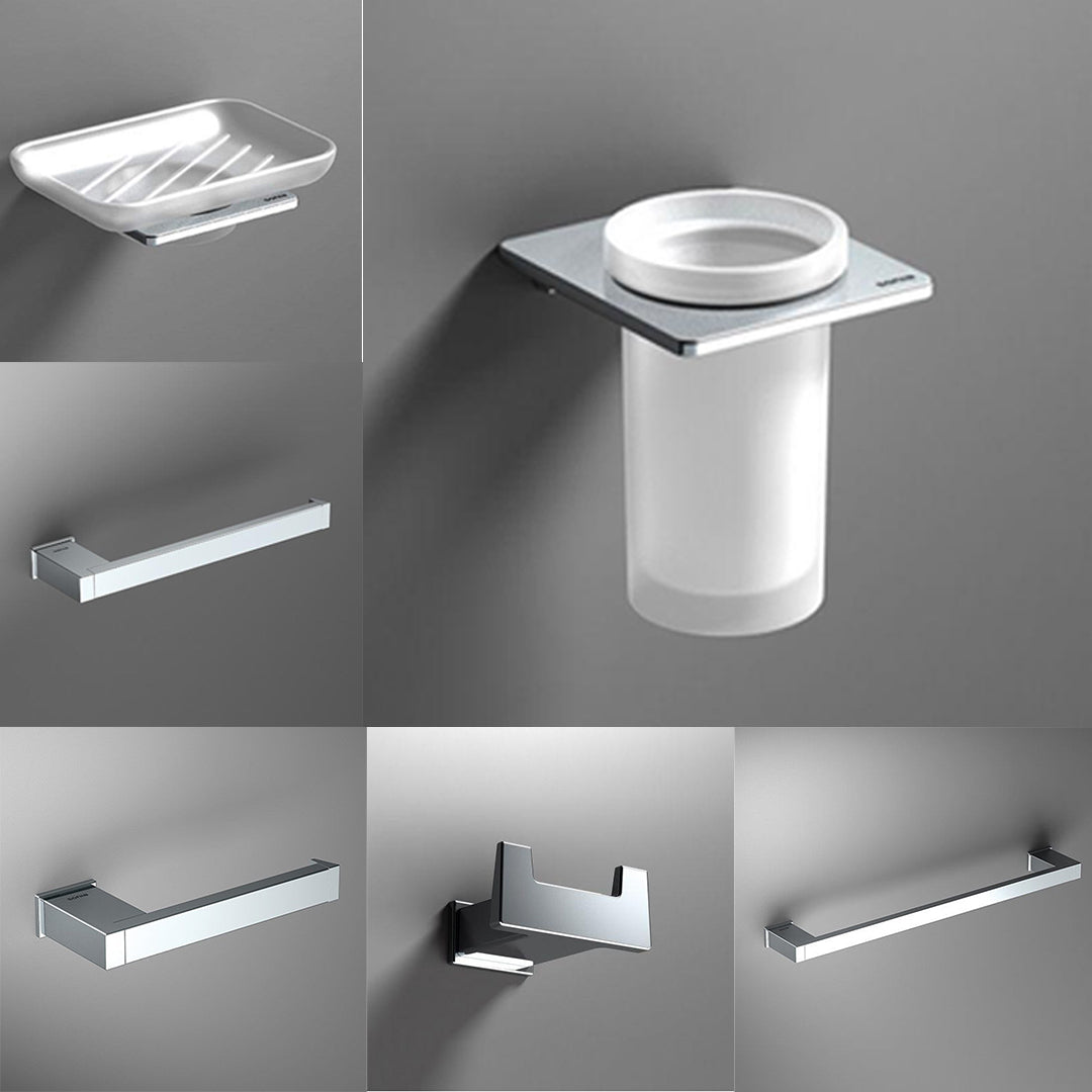 Sonia S-Cube Chrome Bathroom Set